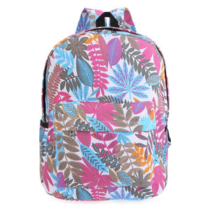 Large Capacity Plant Pattern Women's Backpack